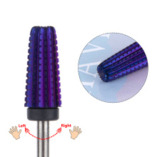 Purple Etools Pedicure Machine Electric Drill File Bits